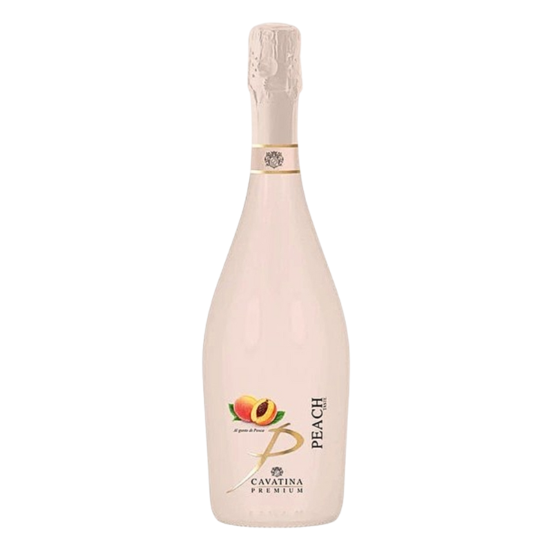 卡瓦蒂娜 水蜜桃微甜氣泡酒(淡粉色)