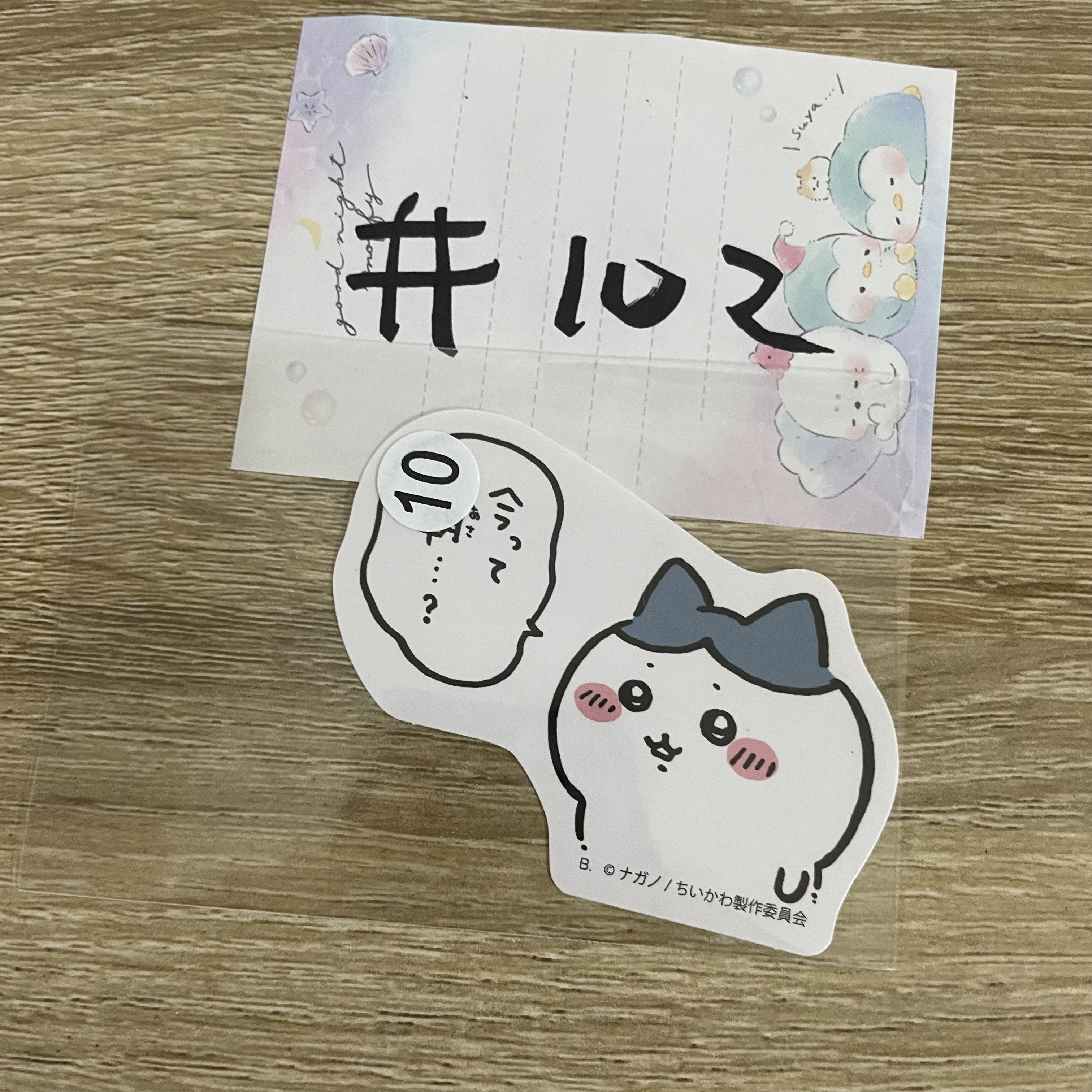 CHIIKAWA   八字貓 貼紙#102