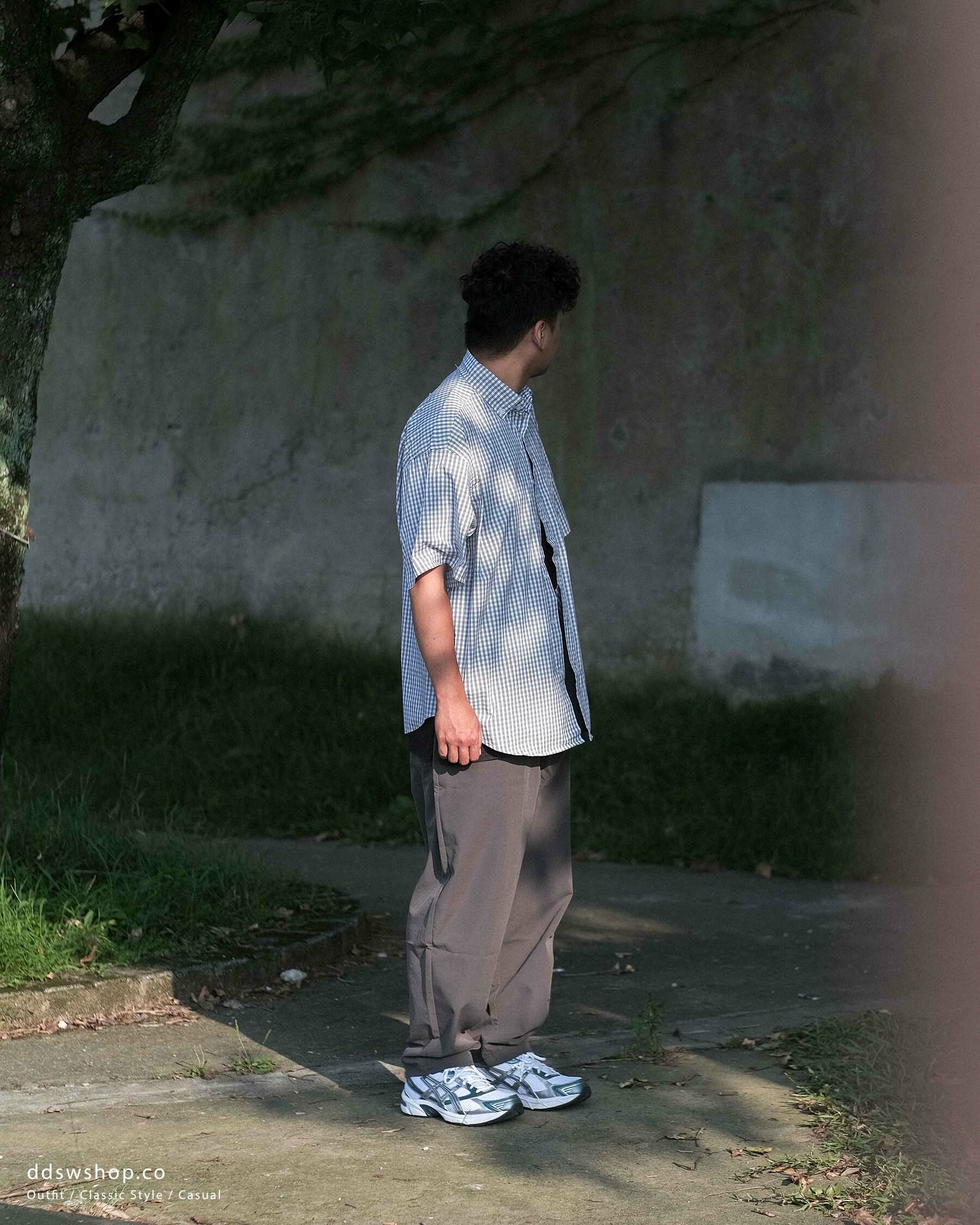 D.CLOSET 長褲 寬版 口袋 抽繩長褲 錐形 黑色 鐵灰色 淺卡其色