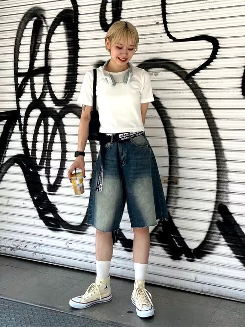 KTQ STORE ‧ DISPARK 水洗牛仔七分褲 兩色