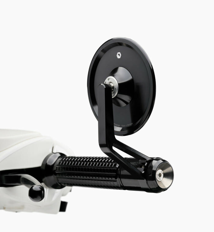 Motogadget Vespa GTS專用 把手端 後照鏡 4吋圓 長桿