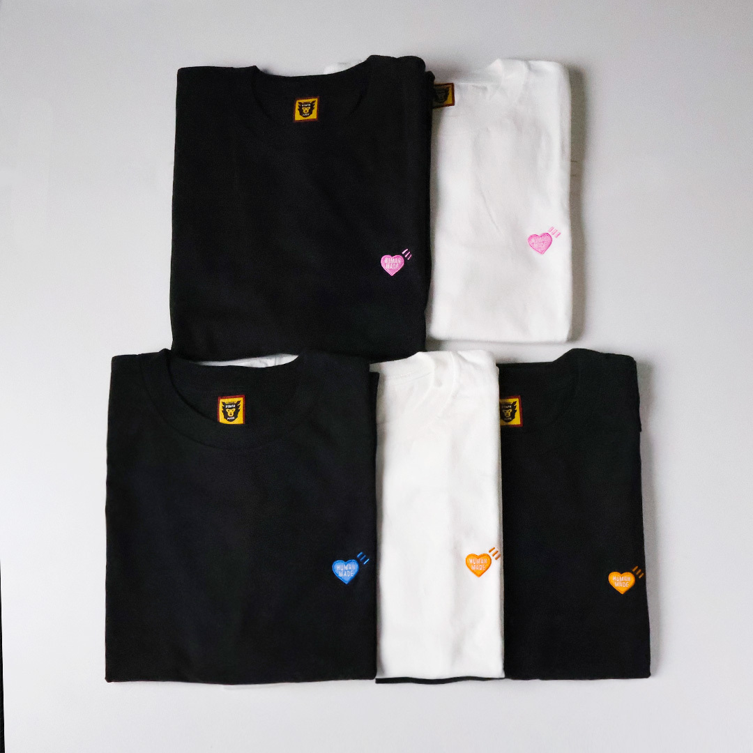 2024AW HUMAN MADE HEART BADGE TEE 短T 店鋪 限定 刺繡 愛心 現貨