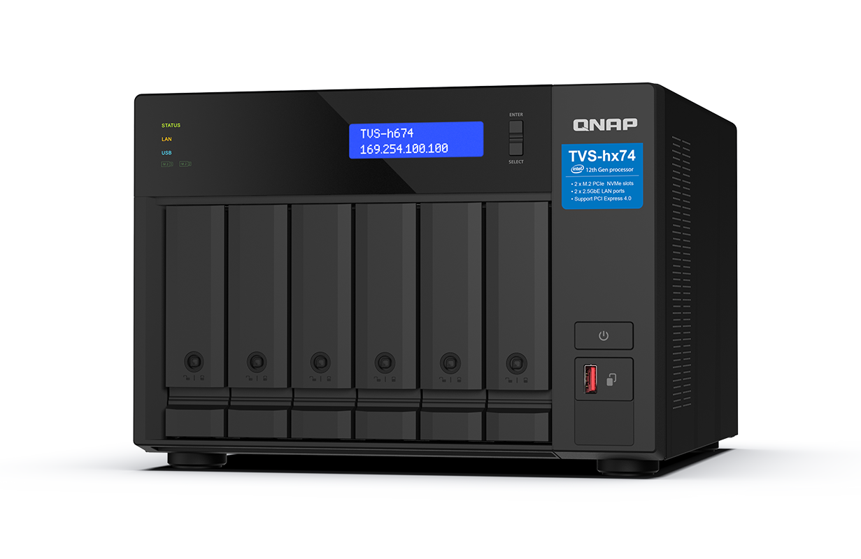 QNAP 6-Bay NAS 網絡儲存裝置 TVS-h674-i3-16G