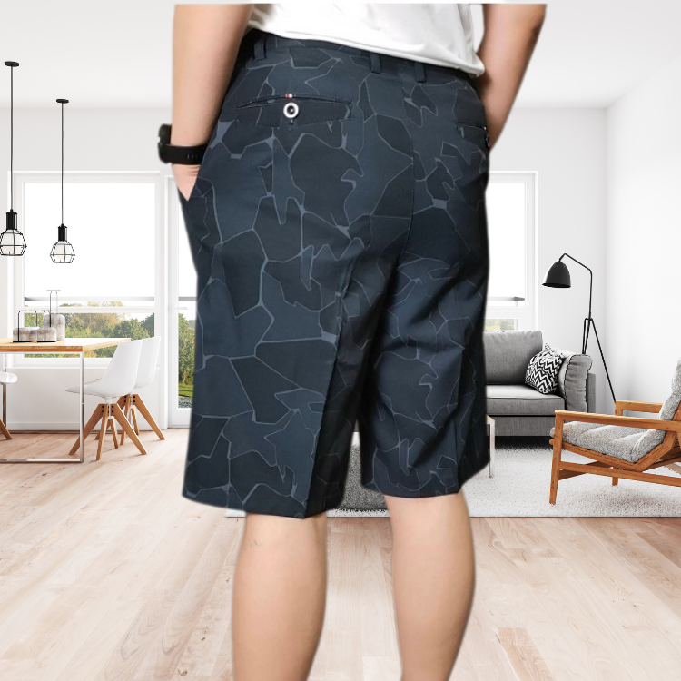 甄褲｜熟男涼感機能短褲｜微鬆緊直筒五分褲（29–44 吋）