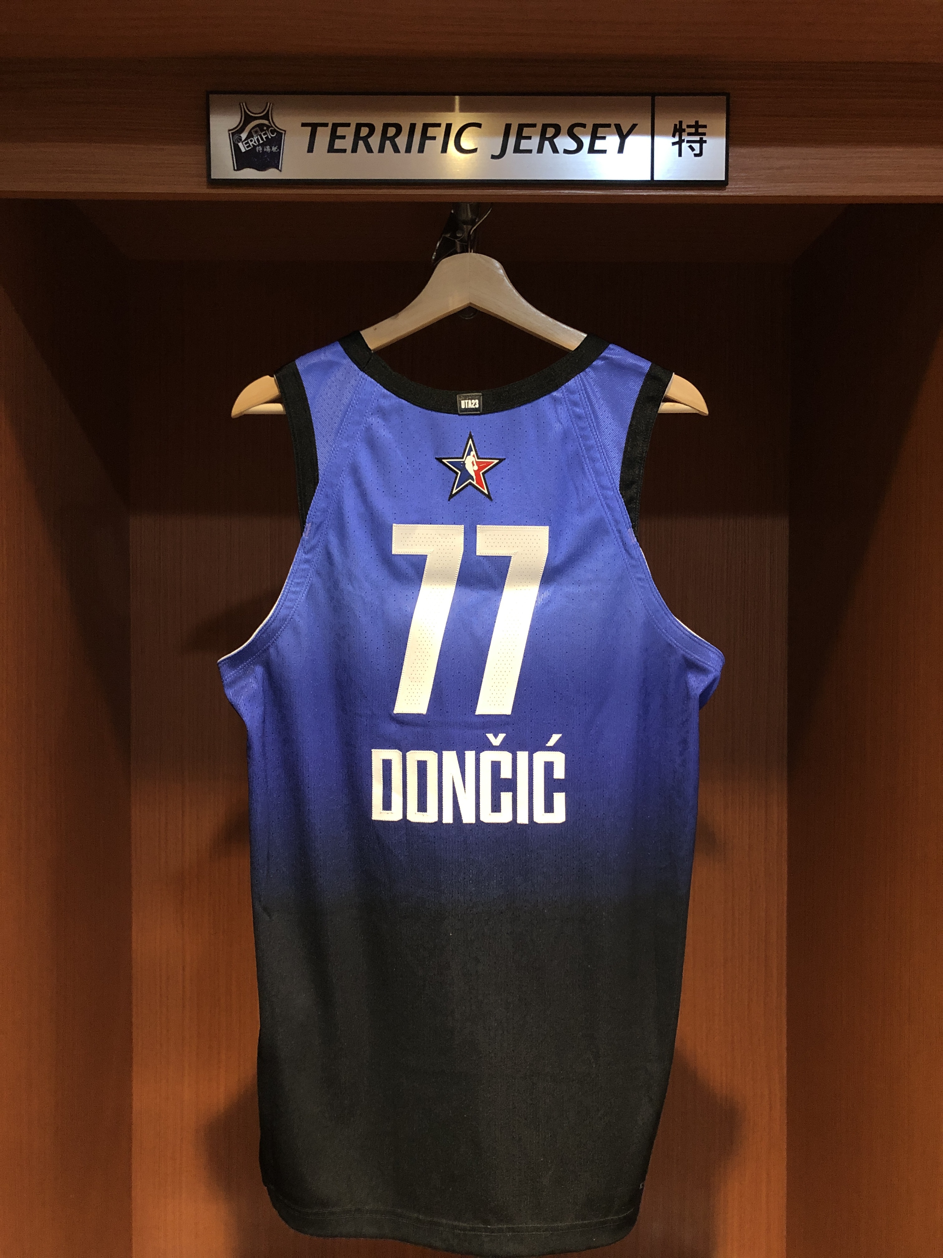 NBA球衣 Luka Doncic 22-23 明星賽 黑藍 All Star Jordan Authentic 球員版 電繡 全新