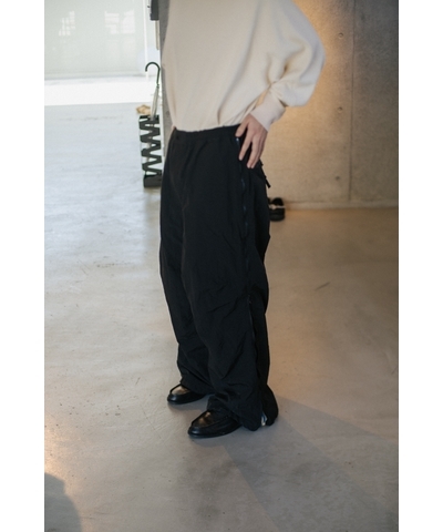 refomed - FRESH MAN JACKE PANTS / BLACK
