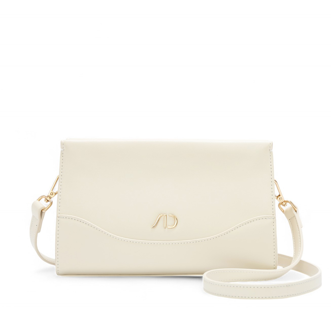 ANNA DOLLY 輕盈優雅斜背包 白色