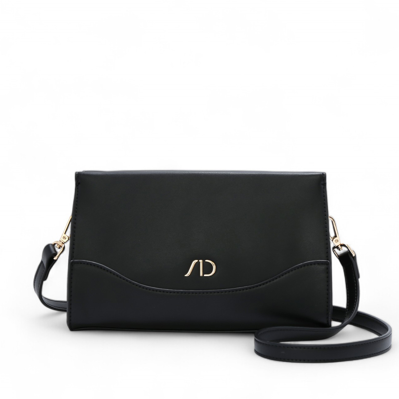 ANNA DOLLY 輕盈優雅斜背包 黑色