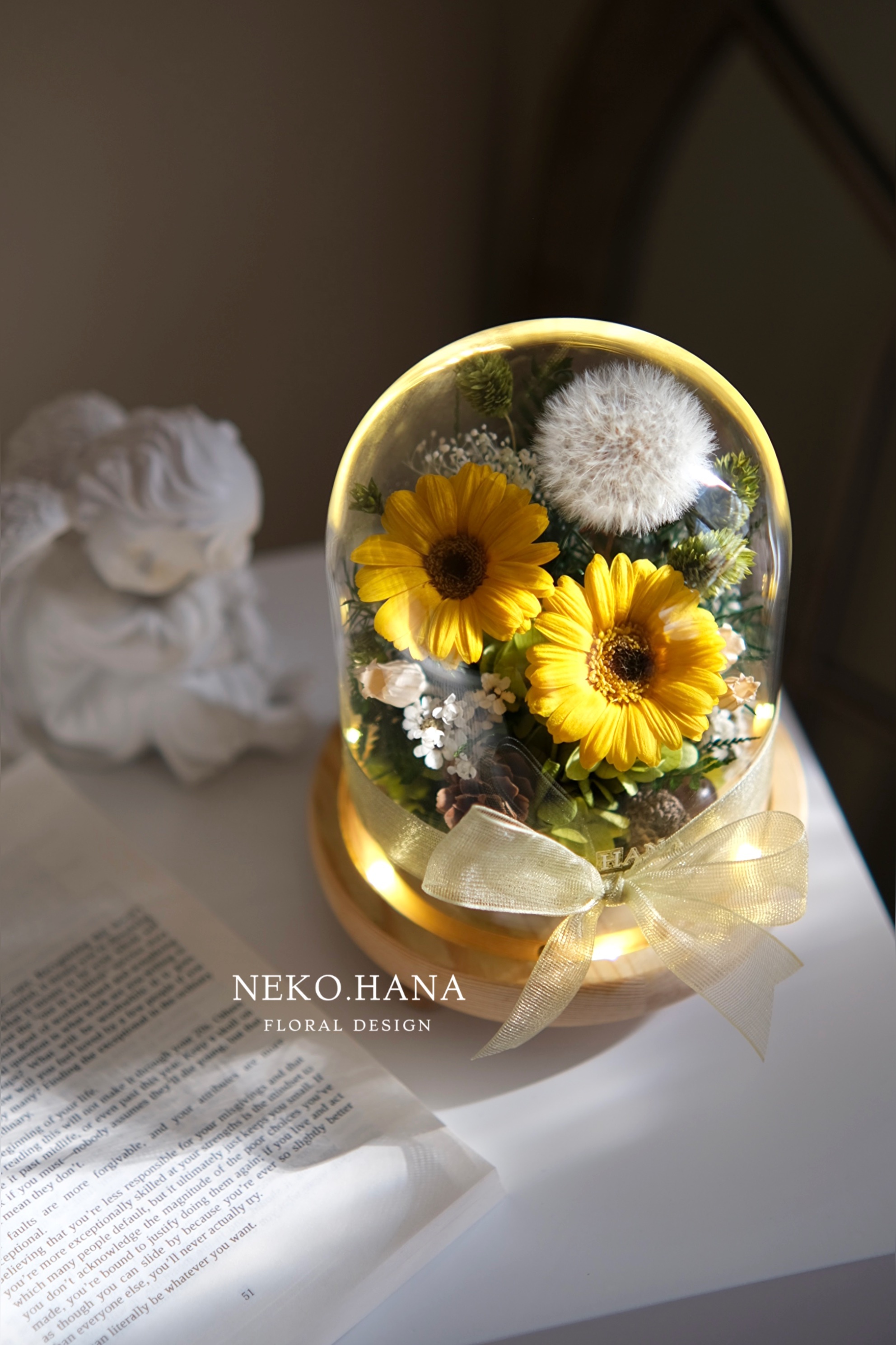 非洲菊永生蒲公英夜燈