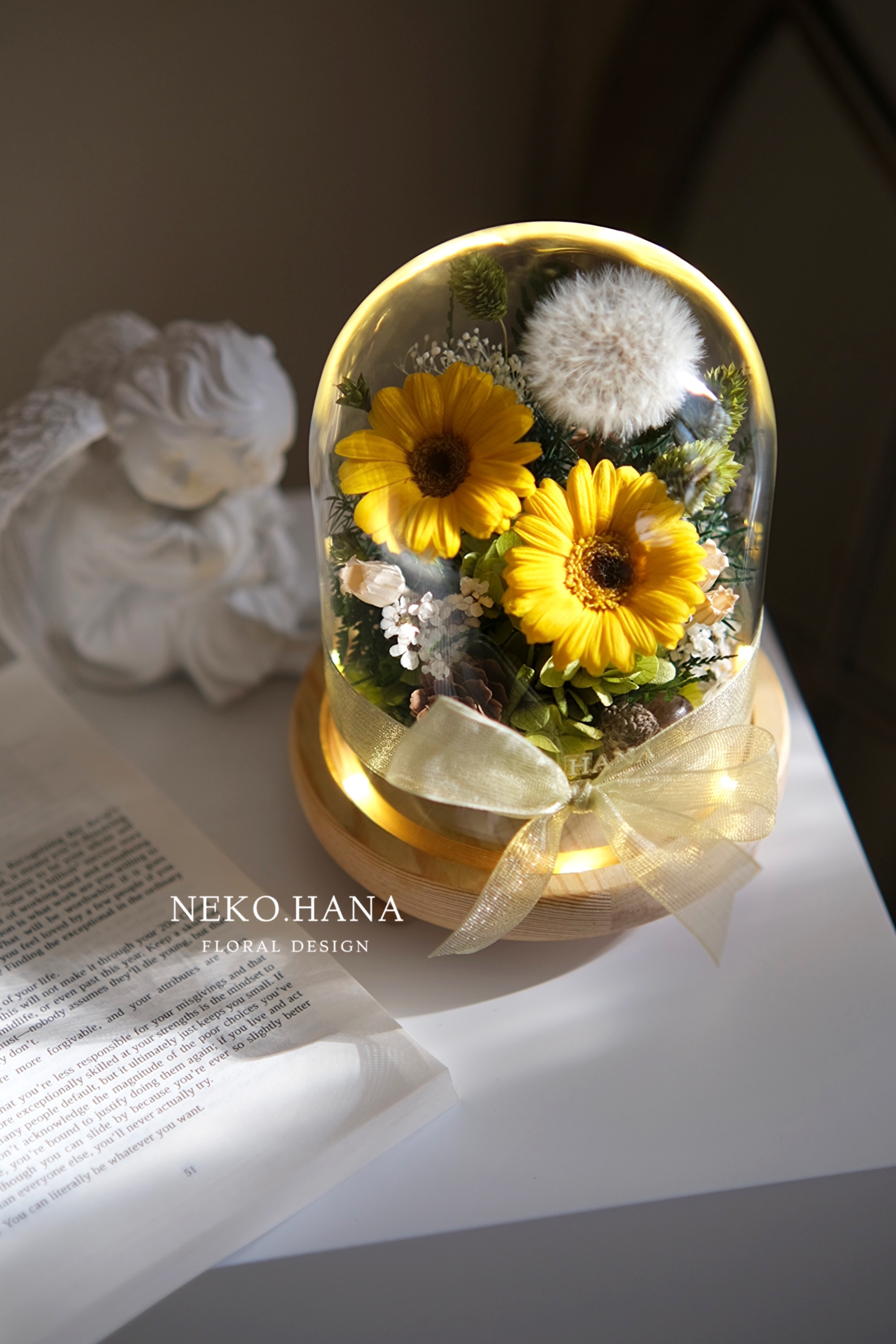 非洲菊永生蒲公英夜燈