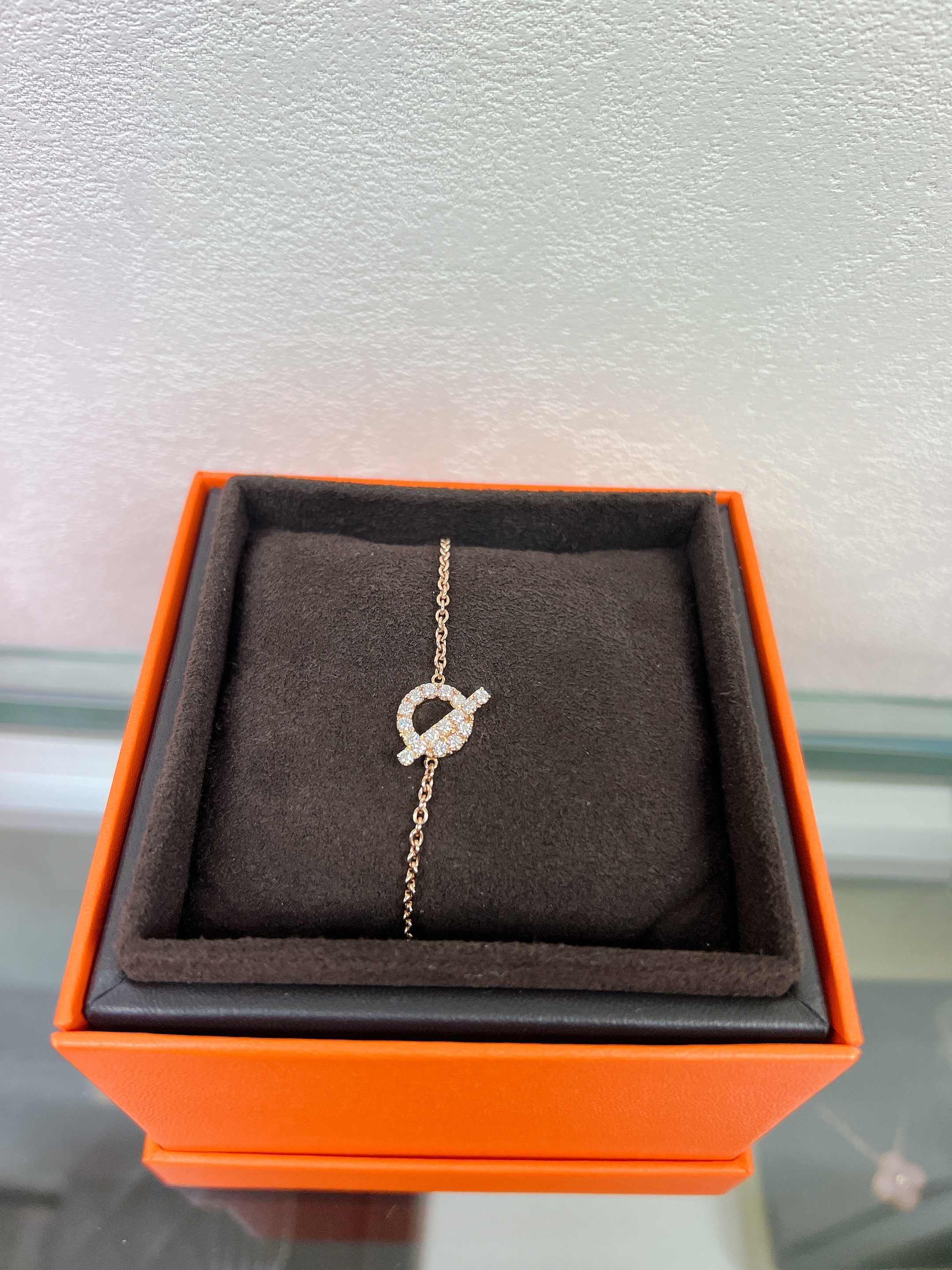 *Brand New* Hermes finesse bracelet (rose gold) XS