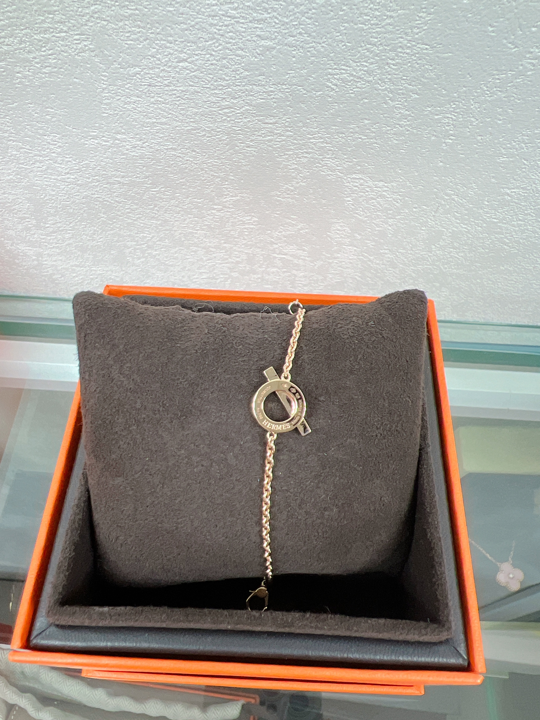 *Brand New* Hermes finesse bracelet (rose gold) XS