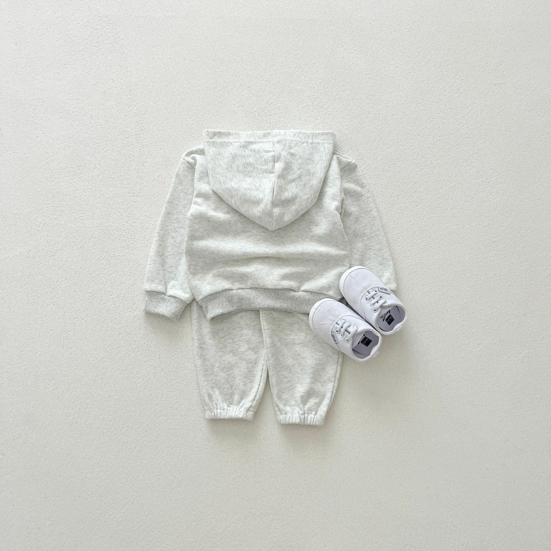 兩件式運動小熊套裝-背面剪裁