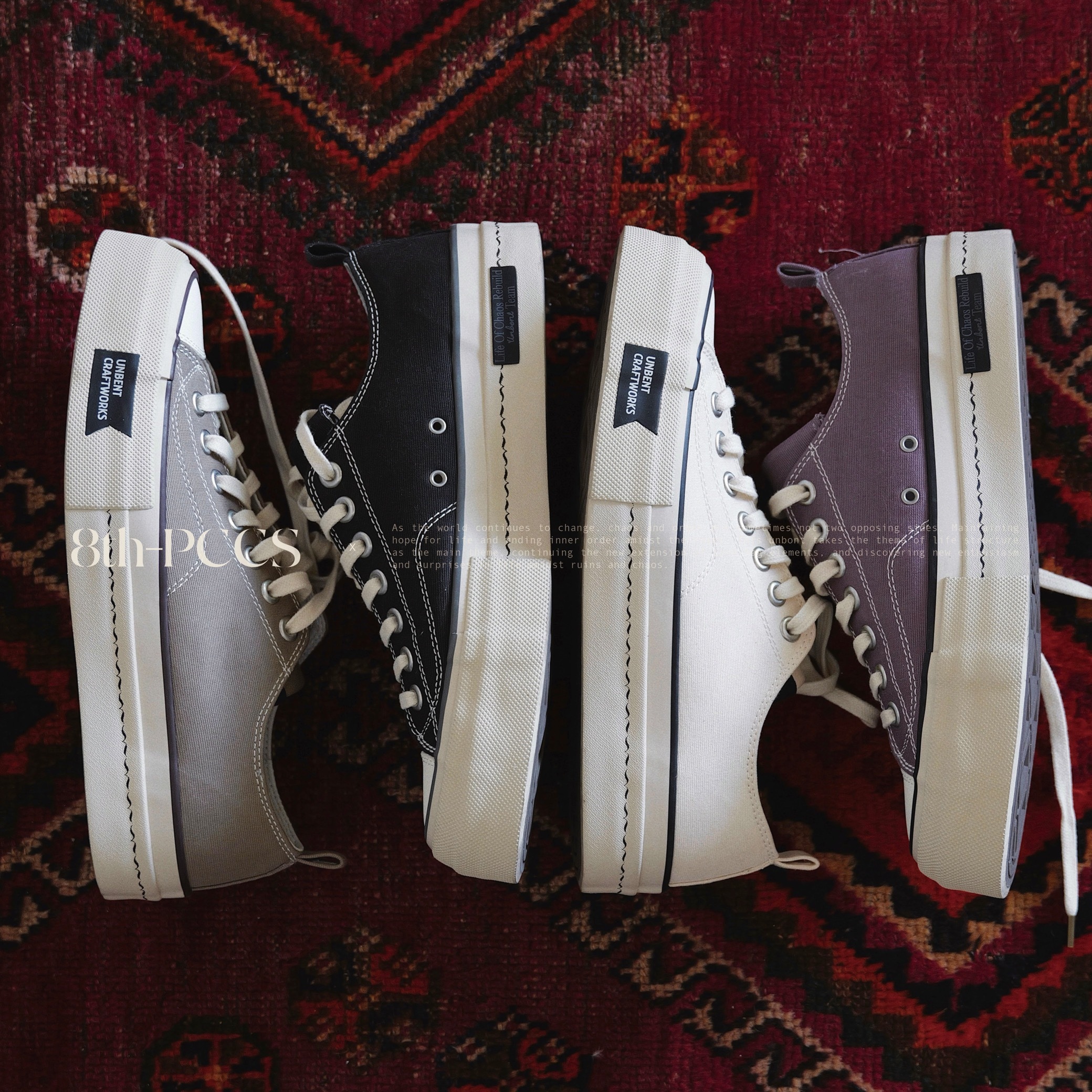 UNBENT® x TCMADE - 24AW Plain Cords Canvas Shoes " 8th-PCCS "