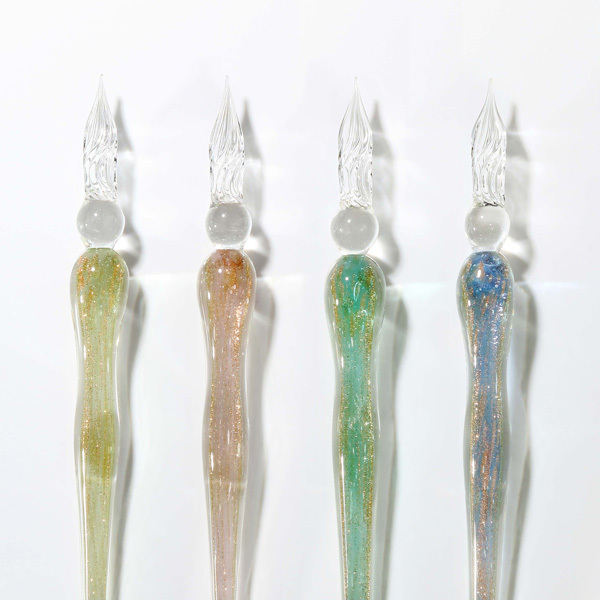 星空幻彩系列 玻璃沾水筆 附筆蓋/禮盒｜日本寺西化學