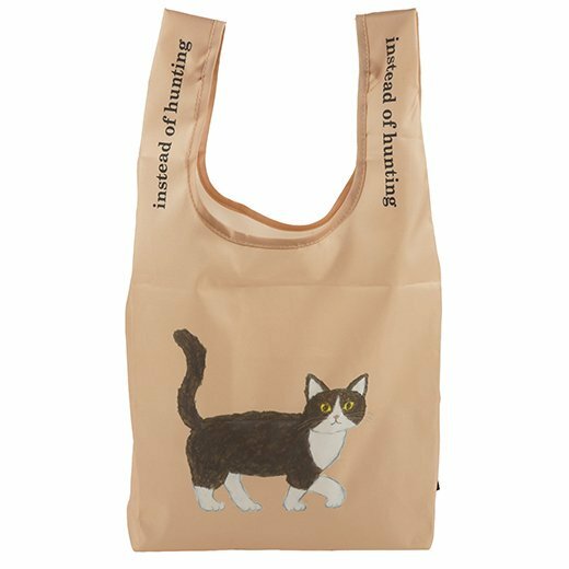 米津祐介_貓咪 帶底板環保提袋 購物袋｜ 日本Greeting Life