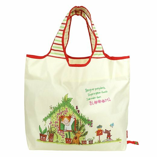 COCO醬_植物 帶底板環保提袋 大尺寸購物袋｜ 日本Greeting Life