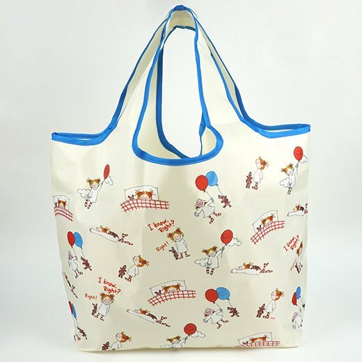 COCO醬 帶底板環保提袋 大尺寸購物袋｜ 日本Greeting Life