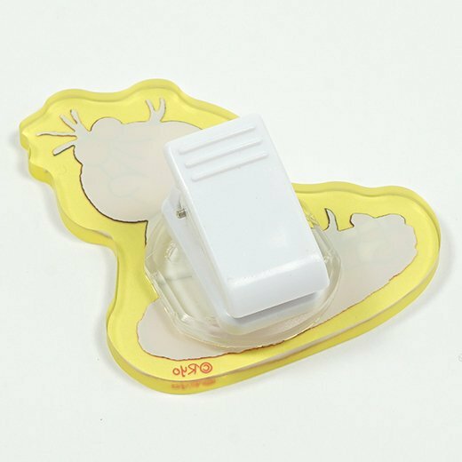 COCO醬_黃色 2WAY 萬用夾 360度迴轉｜日本Greeting Life