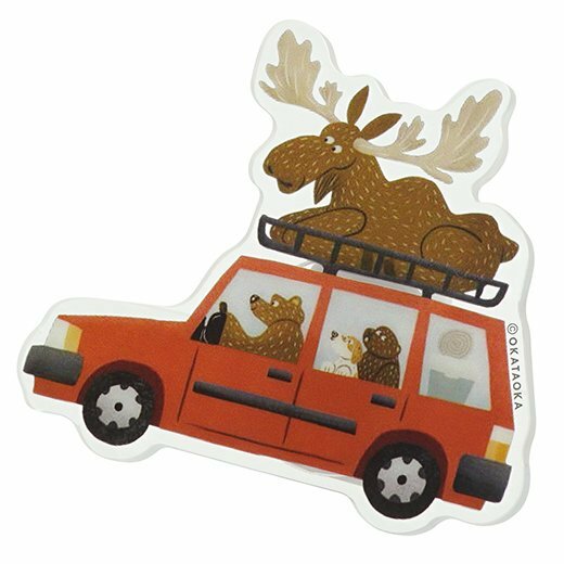 OKATAOKA_露營熊 2WAY 萬用夾 360度迴轉｜日本Greeting Life