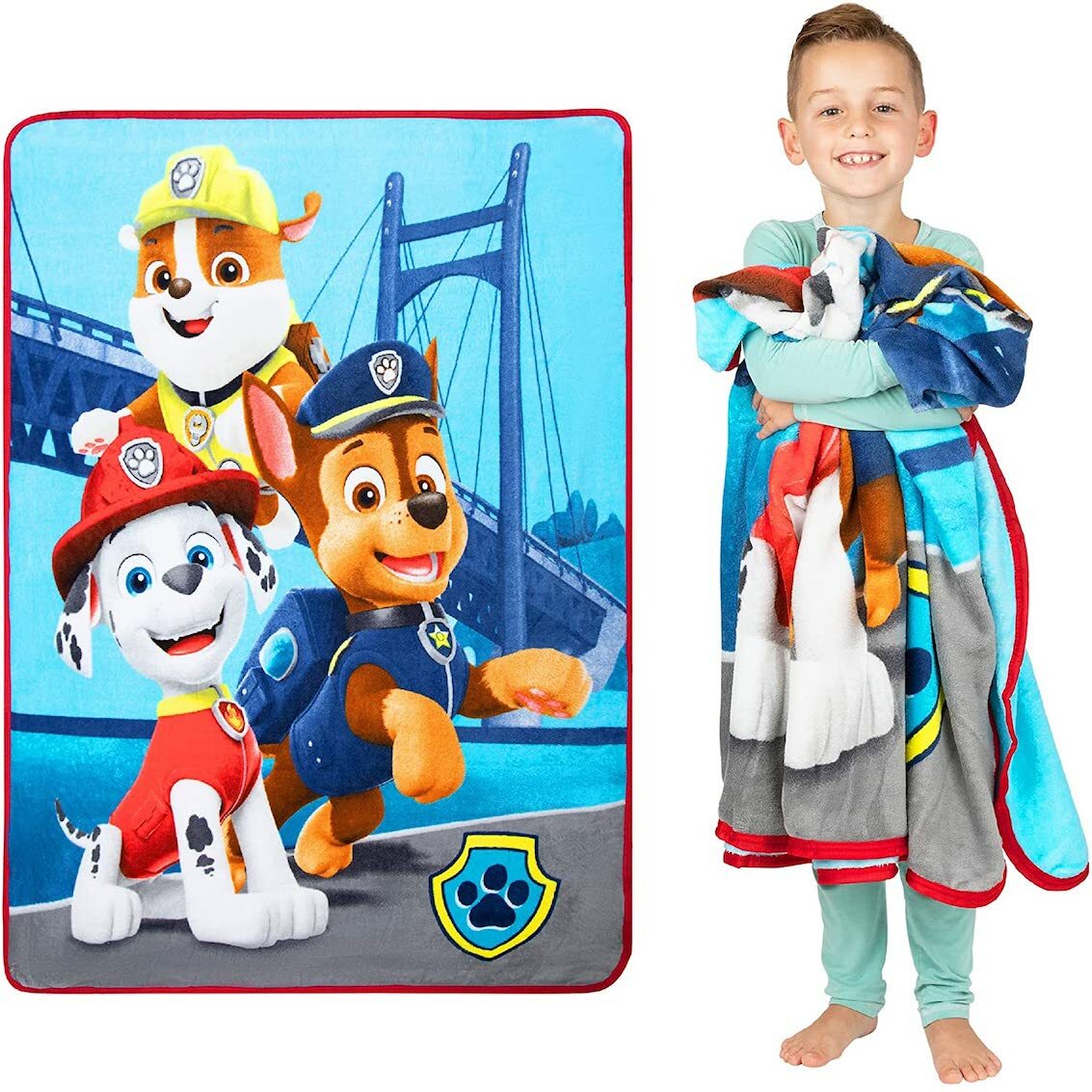美國 Paw Patrol Boy 超柔軟毛絨毯