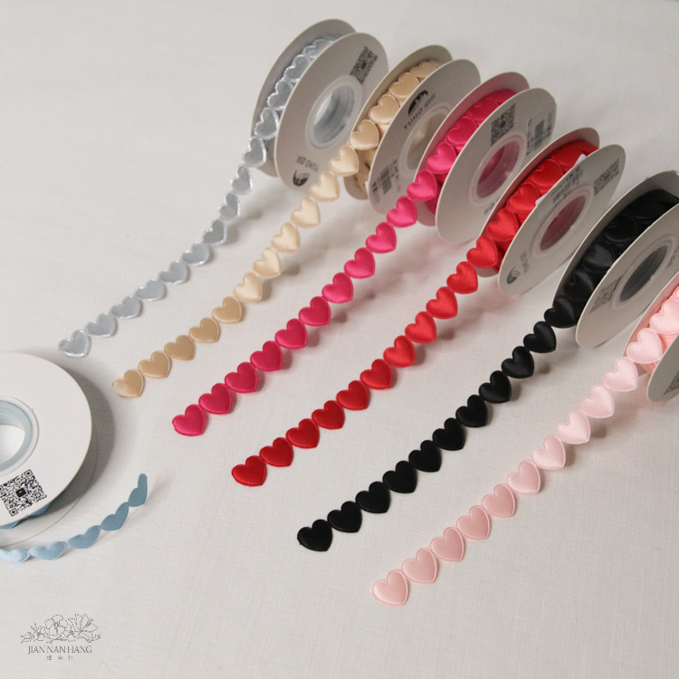 包裝 韓系愛心緞帶 1.5CMx10碼 7色