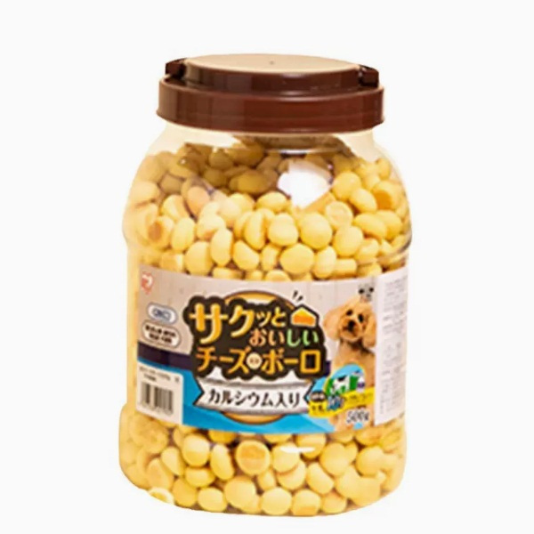 愛麗思狗餅乾寵物零食牛奶骨味餅乾訓練獎勵零食【罐裝小奶豆500克】