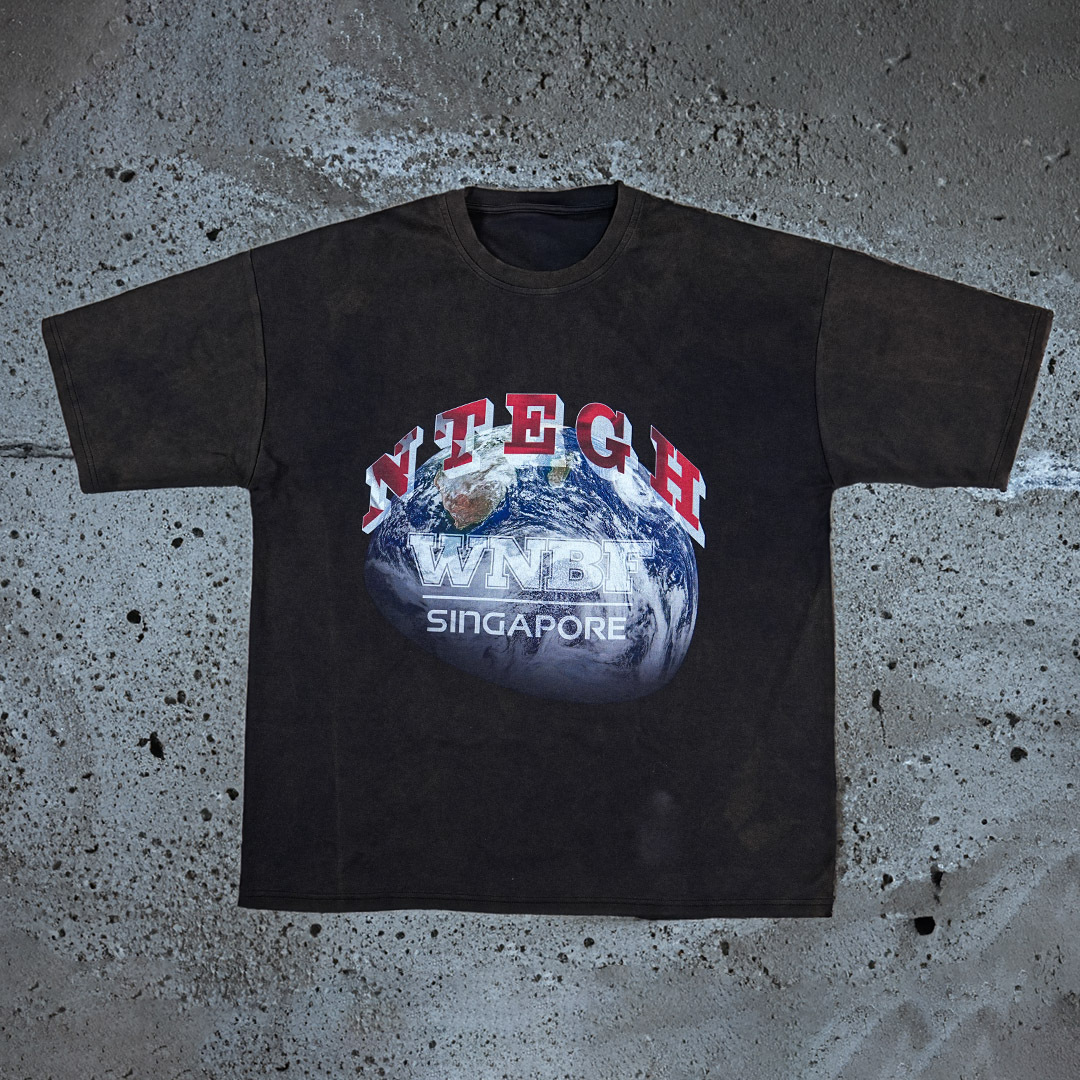 NTEGH X WNBF SINGAPORE 2024 WASHED OVERSIZED TEE (Limited Edition)
