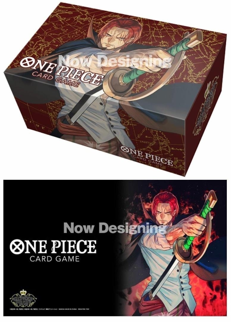 ONE PIECE CARD GAME 紅髮卡盒遊戲墊套裝