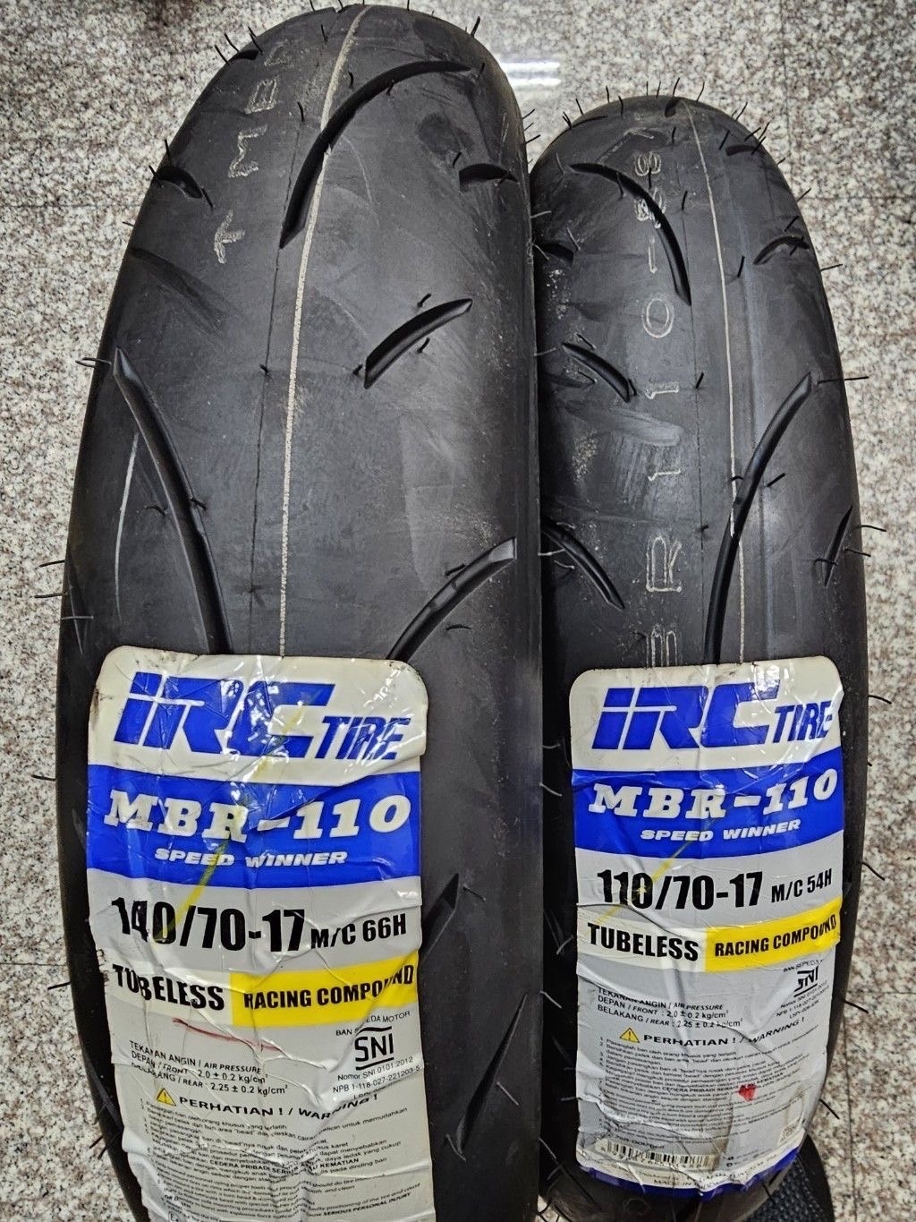 【IRC TIRE】 MBR-110 複合式 運動型 輪胎 110/70-17 140/70-17