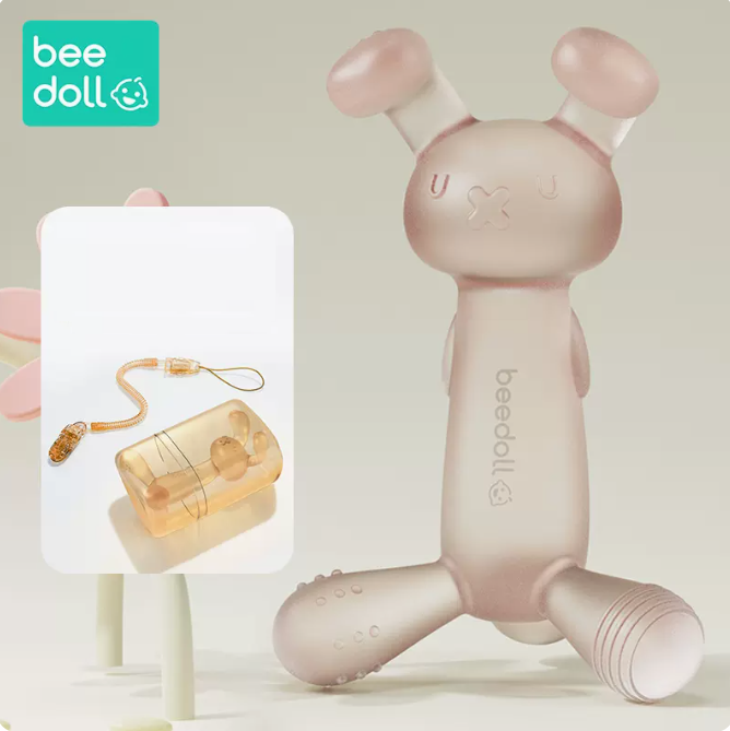 Hot recommendation: Little Rabbit Baby Teething Stick (Strawberry Powder + Storage Box + Anti-drop Chain)