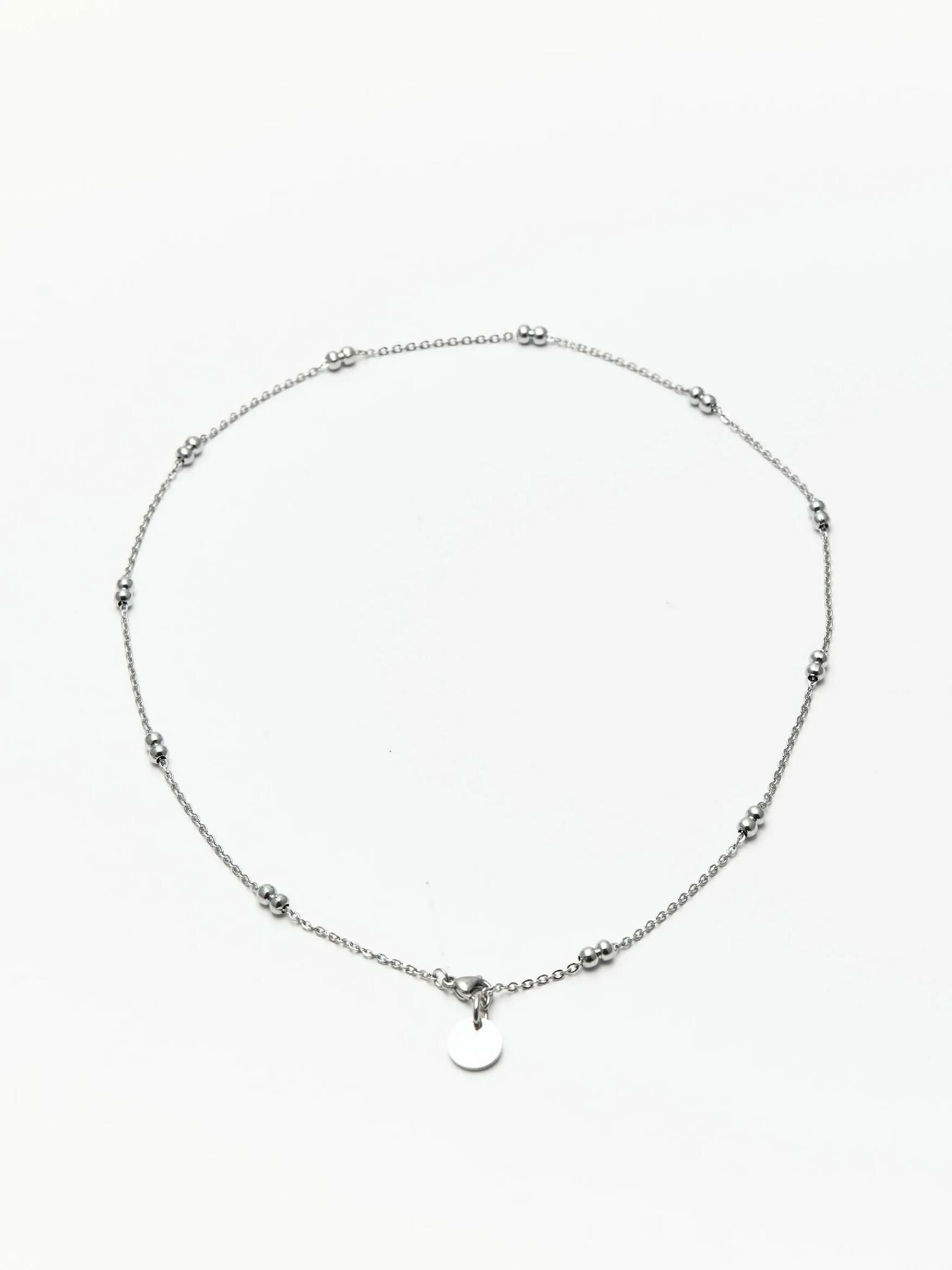 Mixture 雙圓球細鏈項鍊