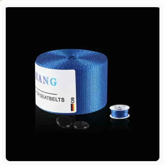 Hot Recommendation (1 piece) Car Colored Seat Belt (Sapphire Blue - Upgraded to European Standard)
