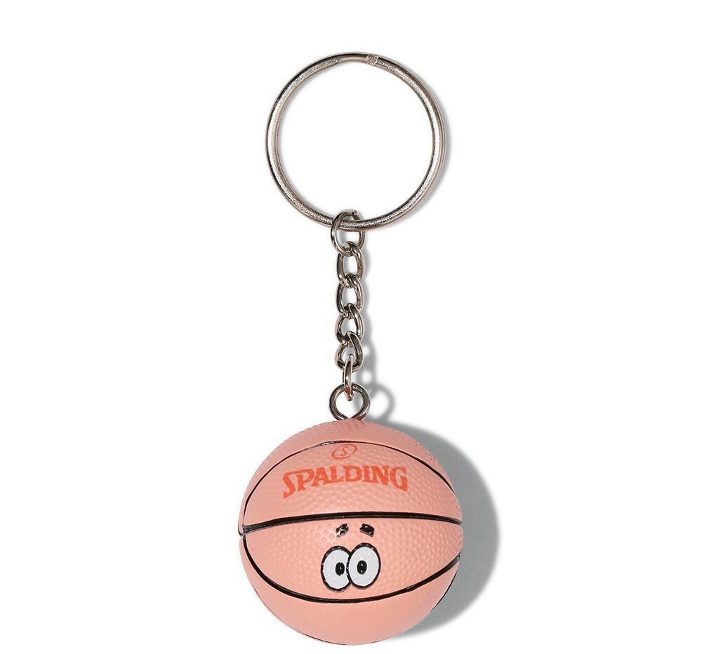 SPALDING Q版派大星籃球鎖匙扣