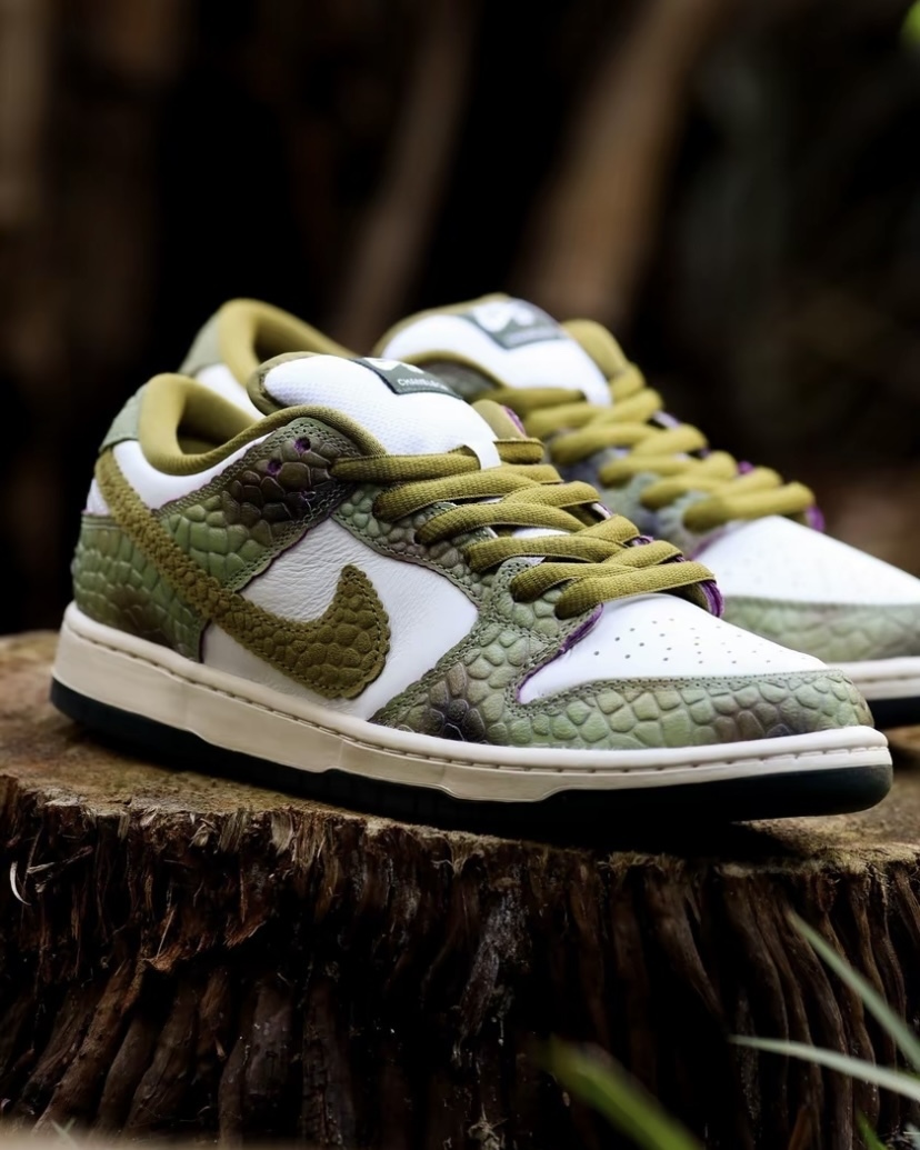 【Focus Store】預購 Alexis Sablone x Nike Dunk Low SB "Chameleon" 綠棕 HJ3386-300