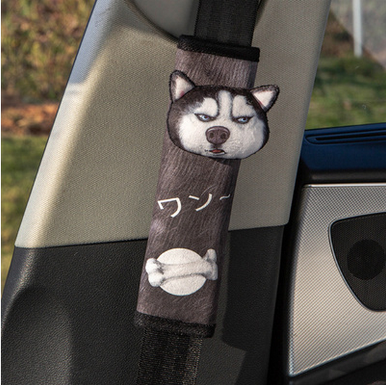 熱推汽車3D卡通護肩（哈士奇）