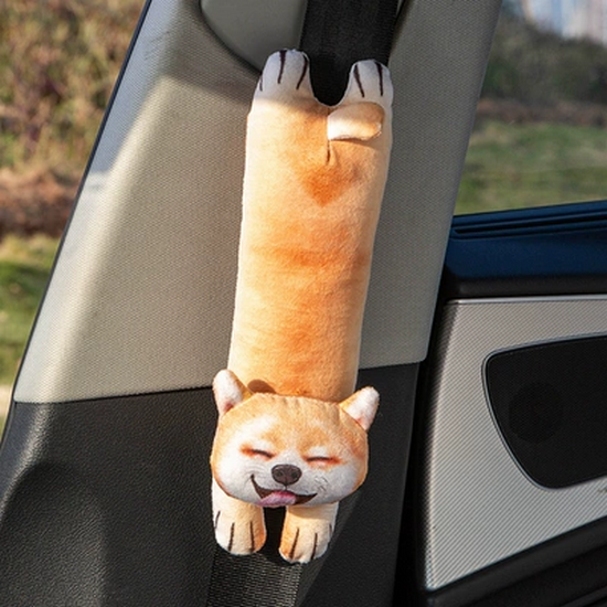 熱推汽車3D卡通護肩（小財犬 B款）