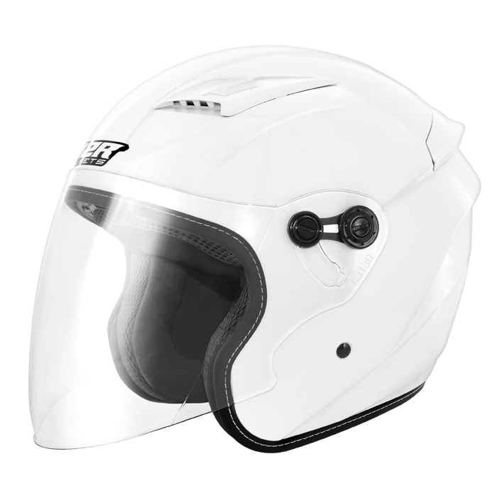 M2R J-7 珍珠白 素色 3/4罩 快速插扣