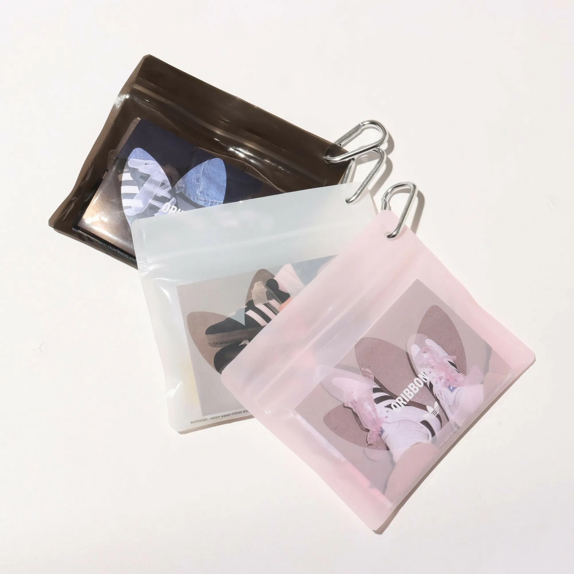 日本限定 Adidas ORIBBON CLEAR 2色一組 三葉草 LOGO 紗質緞帶 鞋帶組 裝飾 KB1168 KB1173 KB1174