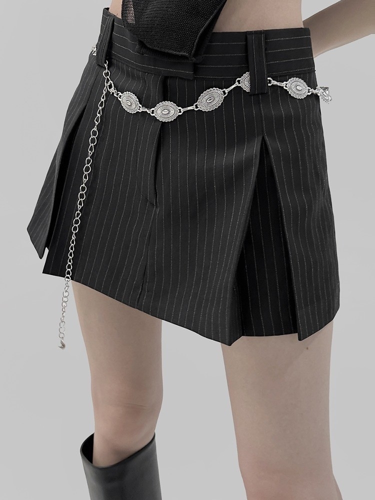 韓國 復古 金屬 圖騰 配飾 腰帶 腰鍊