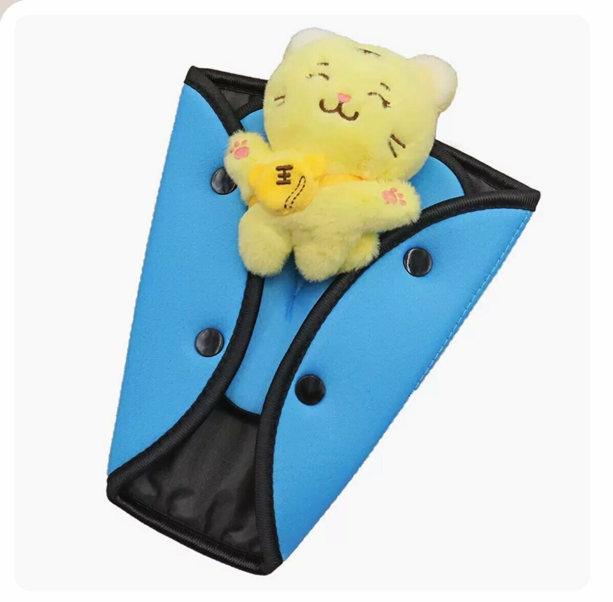 Popular children's car seat belt shoulder protector (Blue Tiger)