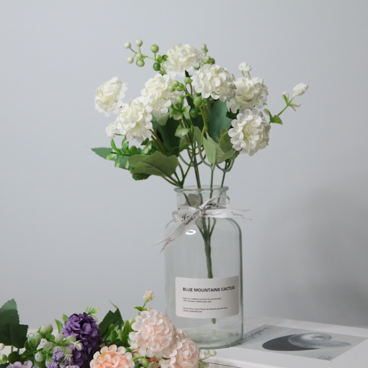 人造花 5叉10頭雛菊 4色