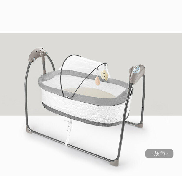 Popular Newborn Baby Electric Rocking Chair Cradle (Gray Flagship Version)