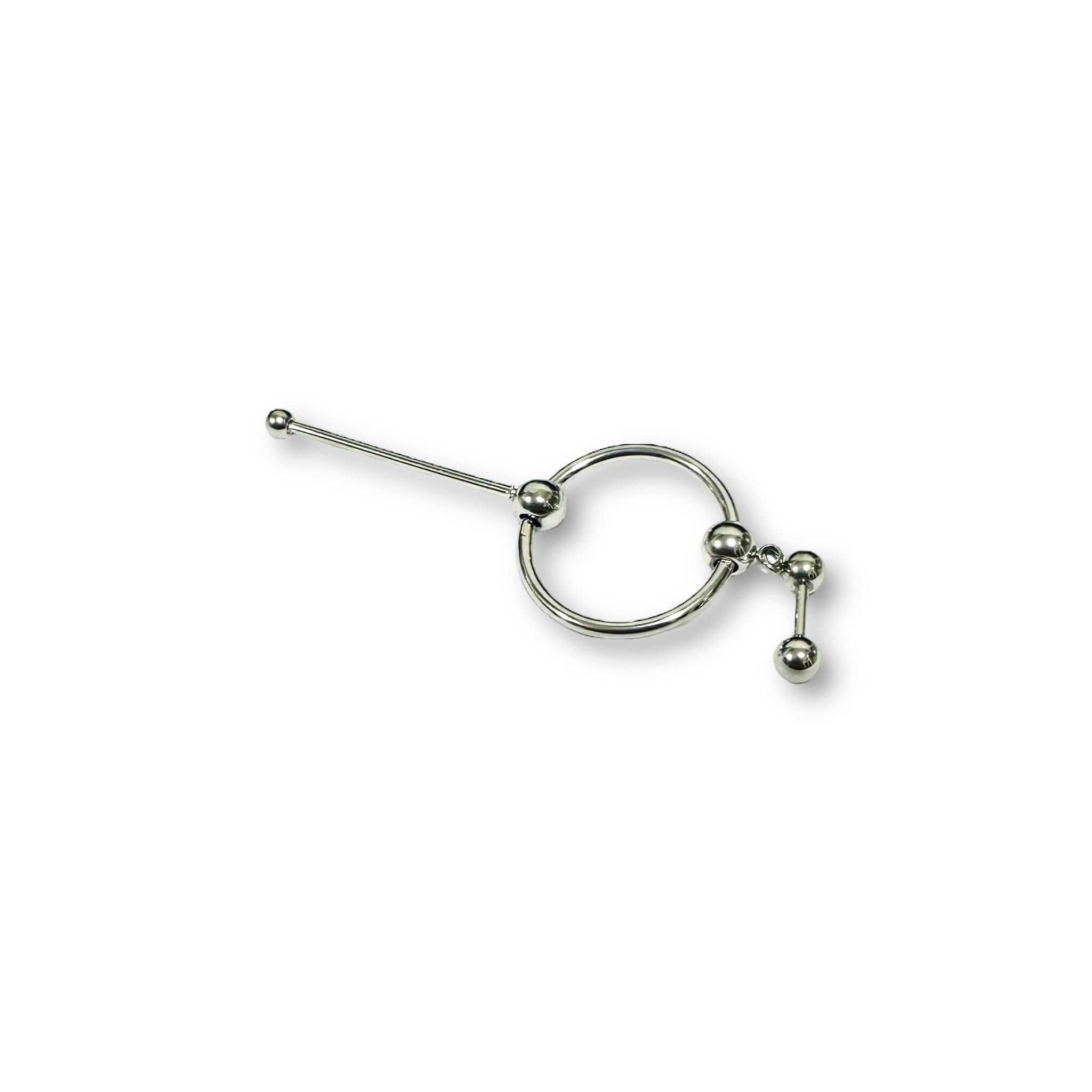 鋼-工業環-長短雙桿掛圓圈 (單支價)