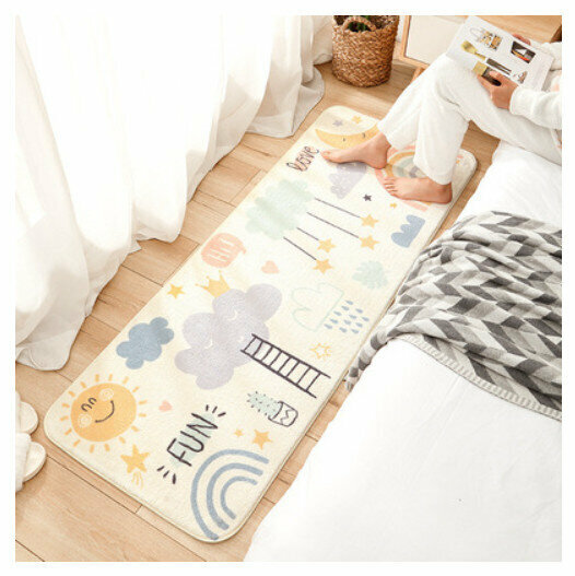 Popular lambswool soundproof non-slip carpet floor mat (Yunshang) Size: 40*120CM)