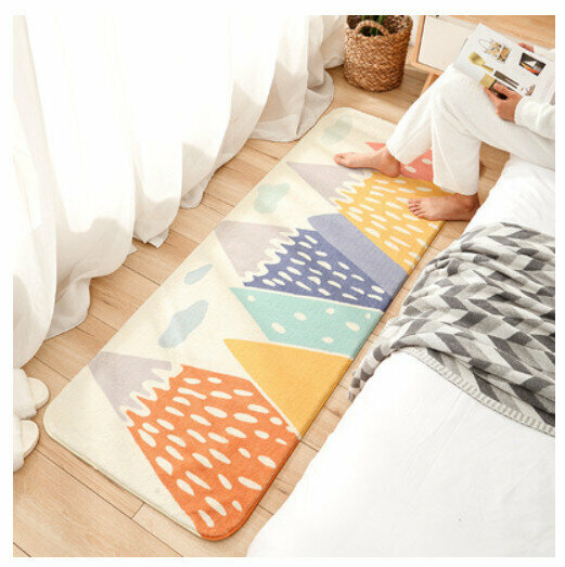 Popular lambswool soundproof non-slip carpet floor mat (Bingo Journey) Size: 60*180CM)