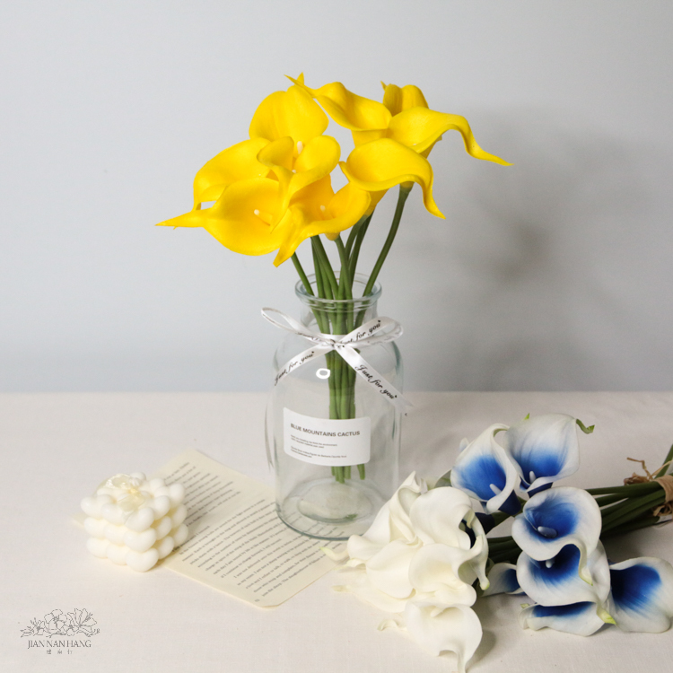 人造花 PU迷你馬蹄蓮 2色