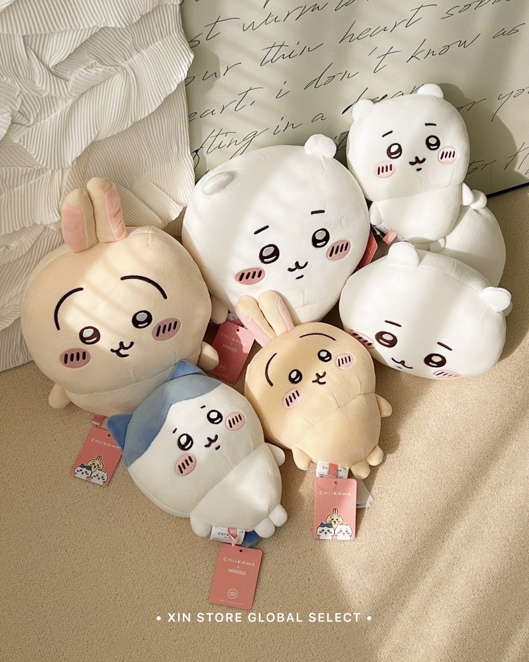 【現貨】Chiikawa x MINISO 吉伊卡哇 小八 烏薩奇 玩偶 公仔