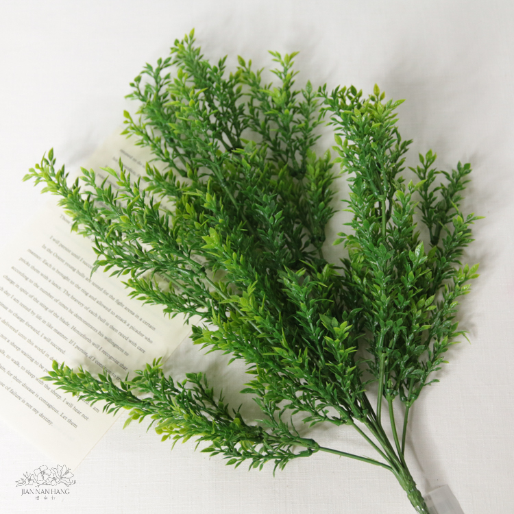 人造葉 12頭7層草 綠