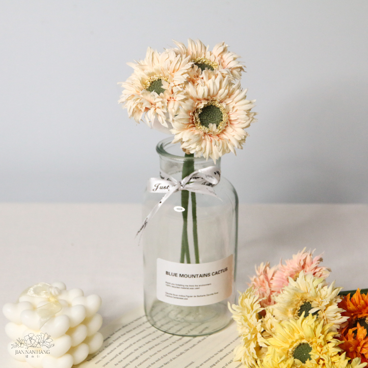 人造花 拉絲菊  7色